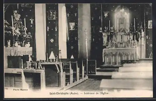 AK Saint-Christophe, Intérieur de l`Église