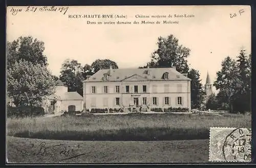 AK Ricey-Haute-Rive, Château moderne de Saint-Louis, ancien domaine des Moines de Molesme