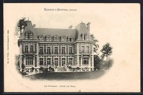 AK Rosnay-l`Hôpital, Le Château, Côté du Parc