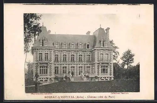 AK Rosnay-l`Hôpital, Château, côté du Parc