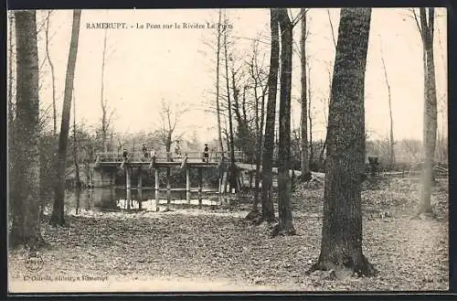 AK Ramerupt, Le Pont sur la Rivière Le Perthuis