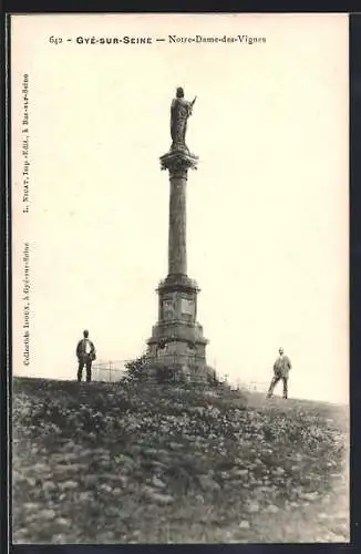 AK Gyé-sur-Seine, Notre-Dame-des-Vignes