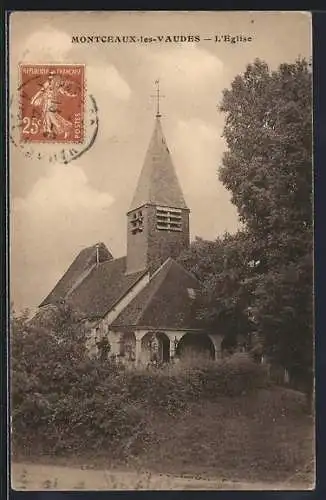 AK Montceaux-les-Vaudes, L`Église