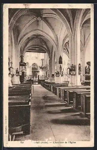 AK Brienne-le-Château, L`intérieur de l`Église