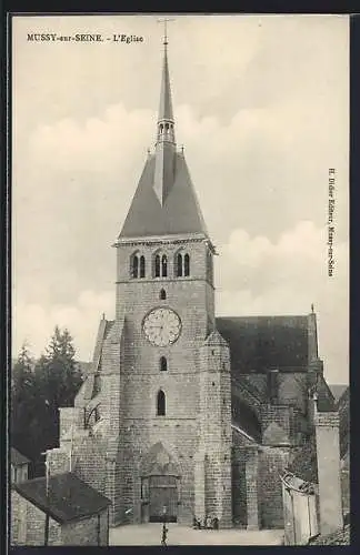 AK Mussy-sur-Seine, L`Église