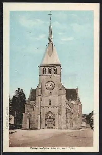 AK Mussy-sur-Seine, L`Église