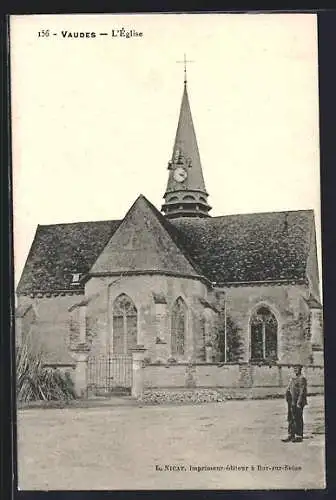 AK Vaudes, L`Église