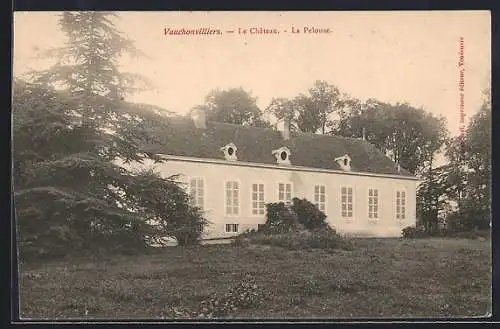 AK Vauchonvilliers, Le Château, La Pelouse