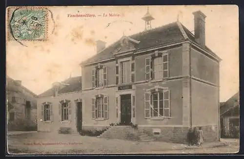 AK Vauchonvilliers, La Mairie