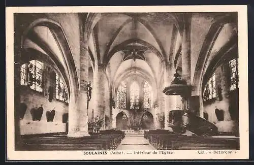 AK Soulaines, Intérieur de l`Église