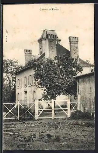 AK Rosson, Vue du Château et de son entrée rustique