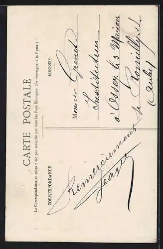 AK Nogent-sur-Seine, L`Amour Filial d`Alfred Boucher