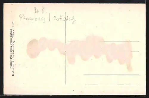 AK Persenbeug a. d. Donau, Panorama mit Landungssteg