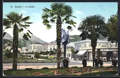 AK Menton, Le Jardin