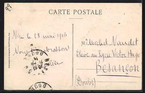 AK Touet-de-Beuil, Panorama mit Fluss und Kirche