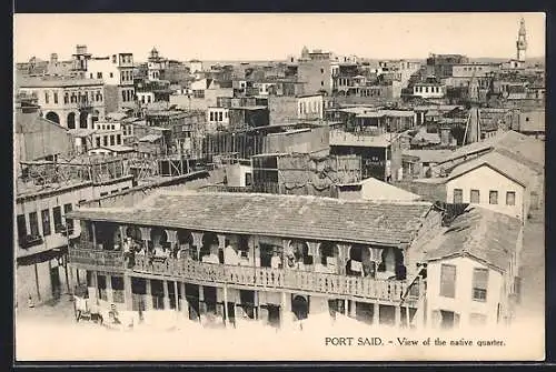 AK Port-Said, View of the native quarter
