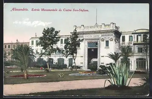 AK Alexandria, Entree Monumentale du Casino San-Stefano