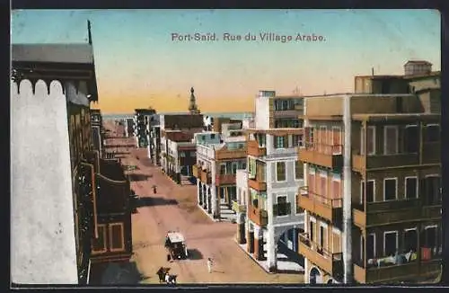 AK Port-Said, Rue du Village Arabe