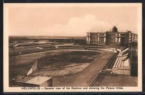 AK Heliopolis, General View of the Studium an showing the Palace Hotel
