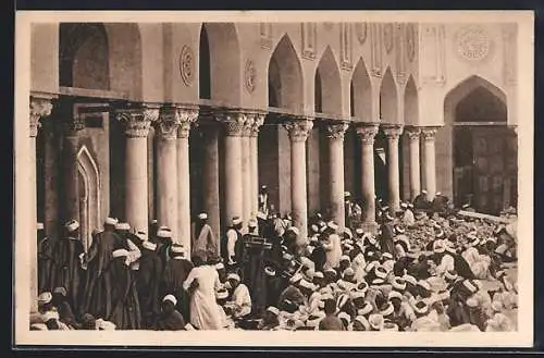 AK Cairo, Interior of the Mosque Al Azhar