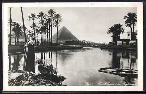 AK Cairo, Flood Time near Pyramids