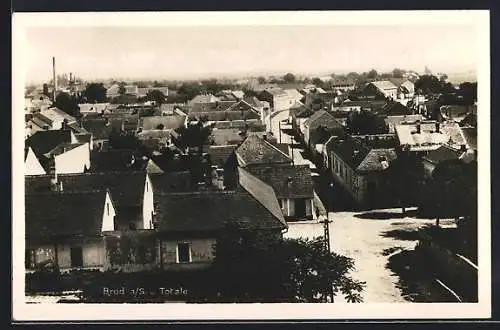 AK Brod a. S., Teilansicht der Ortschaft