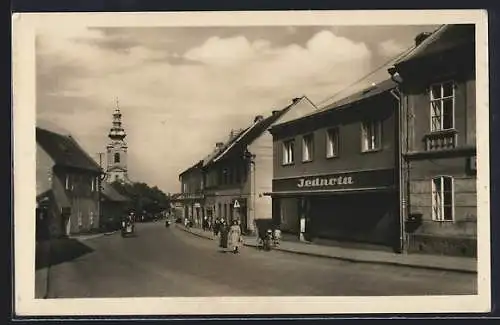 AK Kostelec nad Cernými lesy, Prazská ulice