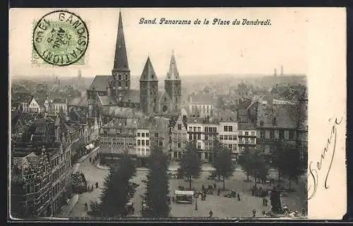 AK Gand, Panorama de la Place du Vendredi