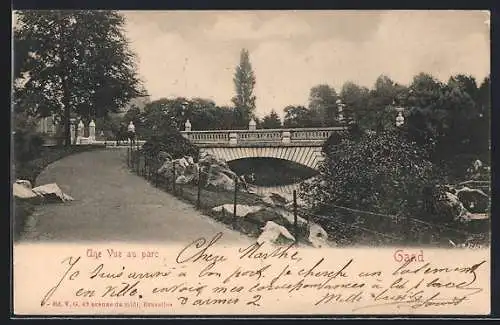AK Gand, Une Vue au parc