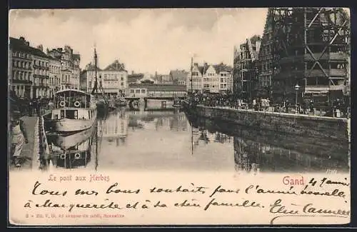 AK Gand, Le pont aux Herbes