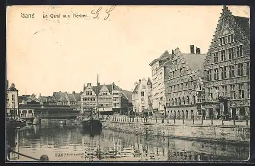 AK Gand, Le Quai aux Herbes