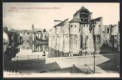 AK Gand, La Liève, pres du Chateau des Comtes de Flandre