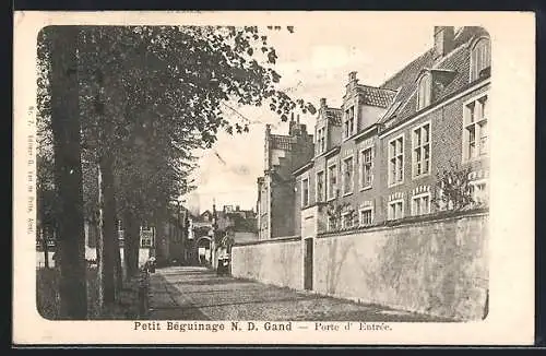 AK Gand, Petit Béguinage N. D. Gand, Porte d`Entrée
