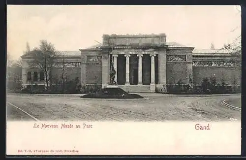 AK Gand, Le Nouveau Musée au Parc