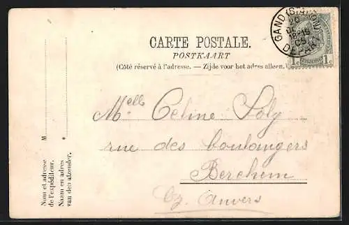 AK Gand, Le Quai des Moines