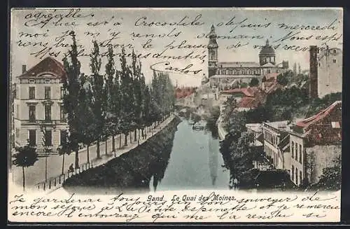 AK Gand, Le Quai des Moines