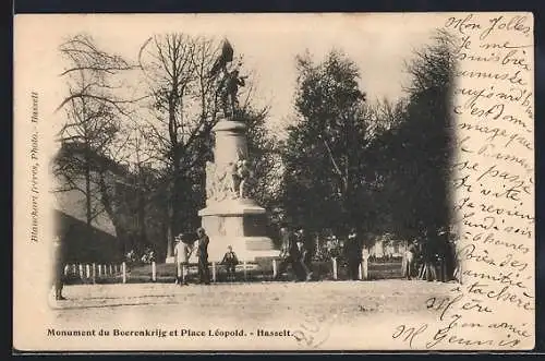 AK Hasselt, Monument du Boerenkrijg et Place Léopold