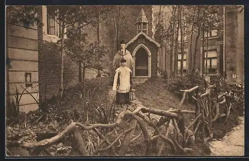 AK Hasselt, Processie van het H. Sacrament van Mirakel 1804-1929, Lombardstraat, De Kapel van Viversel