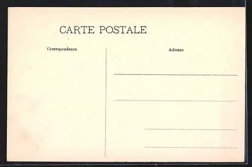 AK Dinant, Uferpartie mit Brücke