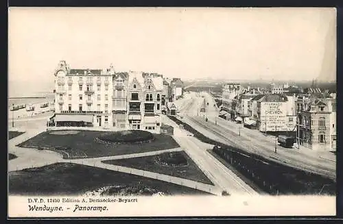 AK Wenduyne, Panorama mit Strassenpartie