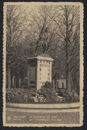AK Tirlemont, Le Monument de 1830