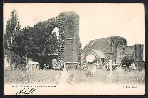 AK Diest, Ruinen der Sint-Janskerk