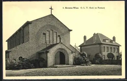 AK Beveren-Waas, O. L. V. Kerk en Pastorij