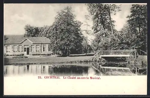 AK Courtrai, Le Chalet au cercle Musical