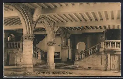 AK Louvain, L`Universite, Salle des Pas Perdus