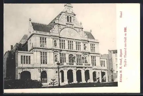 AK Gand, Theatre Flamand construit en 1901