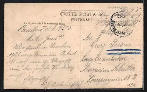 AK Menin, La Douane francaise