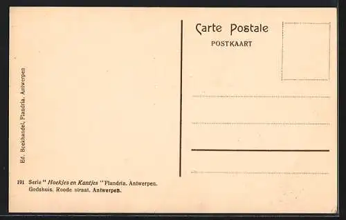 AK Antwerpen, Godshuis, Roode straat