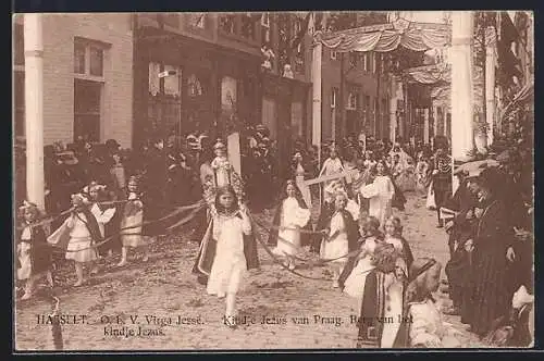 AK Hasselt, O. L. V. Virga Jesse, Kindje Jezus van Praag, Berg van het kindje Jezus