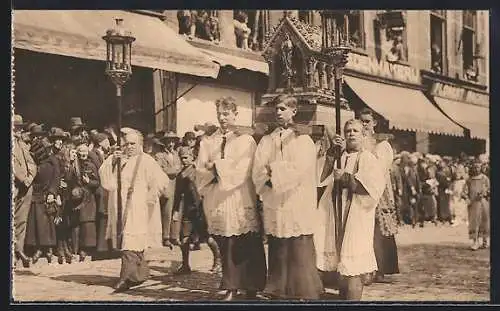AK Brugge, Procession du Saint-Sang, Groupe Ste-Germaine Relique